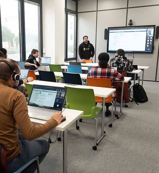 salle de classe campus Montpellier