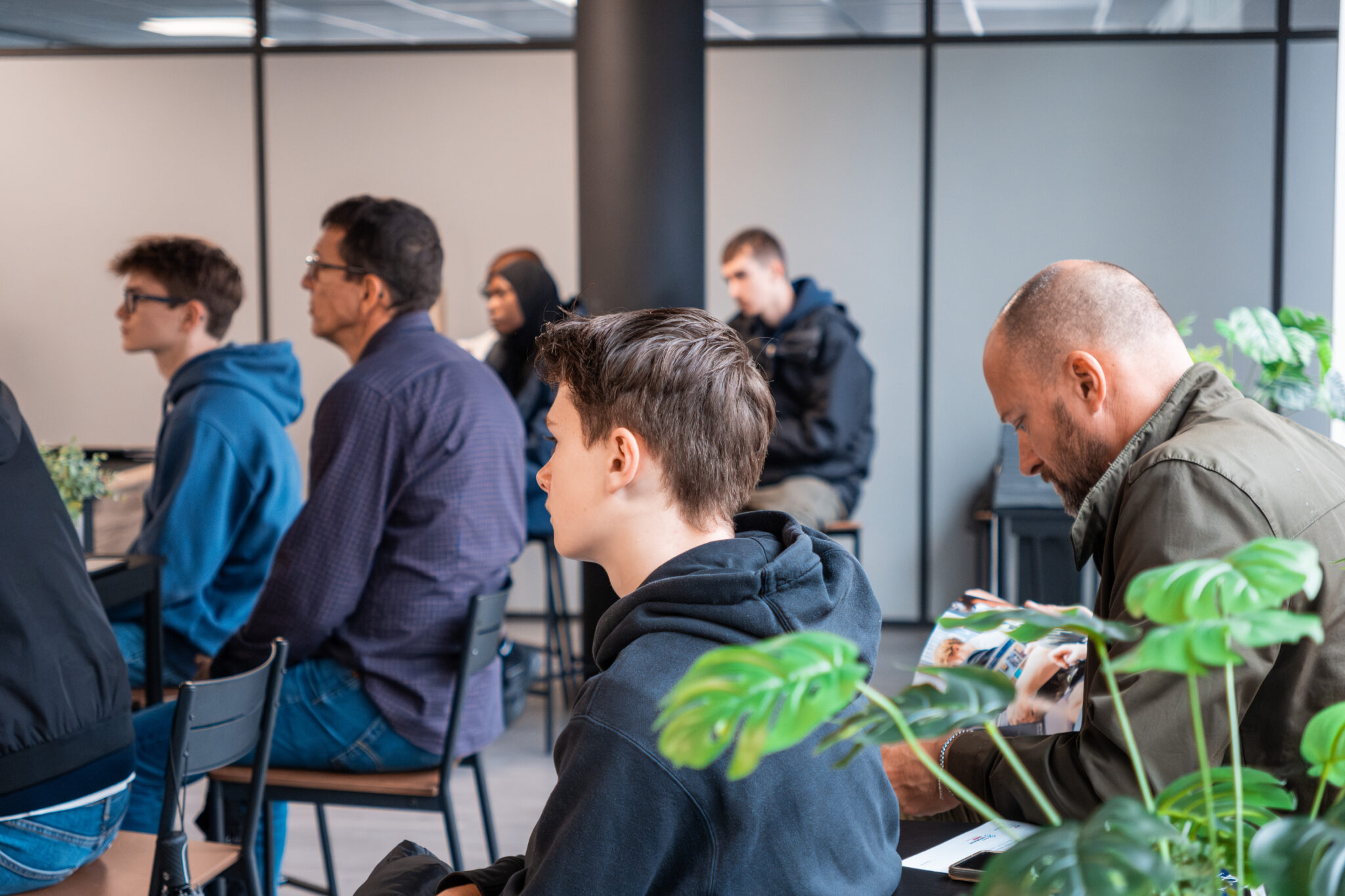 Étudiants en formation informatique